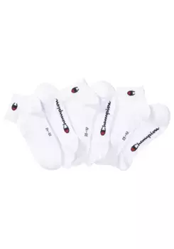 Короткие носки Champion "6pk Quarter Socks", белый