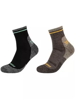 Короткие носки для мужчин Skechers, серый