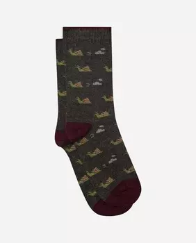 Короткие носки с принтом улитки Kiff-Kiff, серый