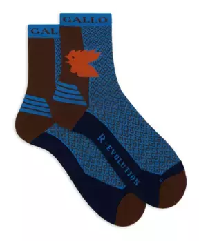 Короткие носки с треугольными чашками Gallo, мультиколор