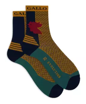 Короткие носки с треугольными чашками Gallo, мультиколор