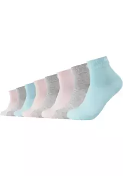 Короткие носки Skechers (8 шт.), с сетчатой вентиляцией, цвет Pastelltne