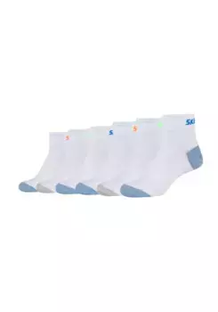 Короткие носки Skechers "Короткие носки, 6 шт.", белый