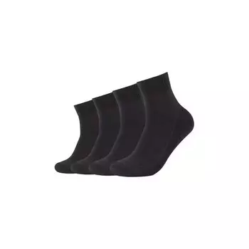 Короткие носки унисекс, черные, 4 шт. SKECHERS, цвет schwarz