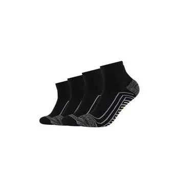 Короткие носки унисекс, черные, микс, 4 шт. SKECHERS, цвет grau