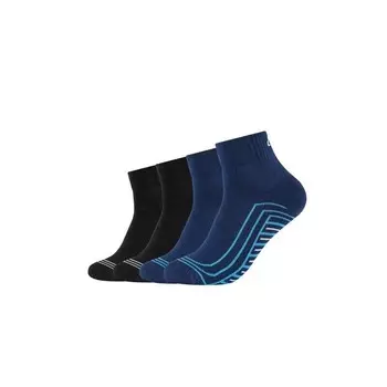 Короткие носки унисекс, темно-синие пионы, упаковка из 4 шт. SKECHERS, цвет blau