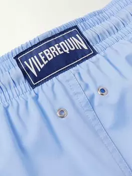 Короткие облегающие шорты для плавания VILEBREQUIN, голубой
