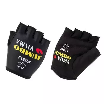 Короткие перчатки AGU Team Jumbo-Visma Replica 2023 Short Gloves, черный