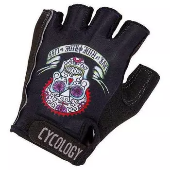 Короткие перчатки Cycology Day Of The Living Short Gloves, черный
