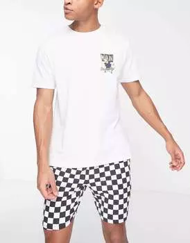 Короткие пижамные комплекты Johnny Bravo в черно-белую шахматную клетку Urban Threads