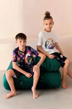 Короткие пижамы 2 пары (5-16 лет) Next, черный