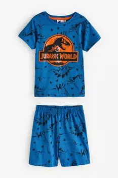 Короткие пижамы из мира юрского периода для мальчиков Vanilla Underground, синий