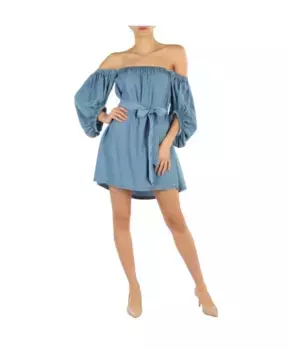 Короткие платья Pinko, синий