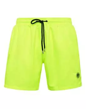 Короткие плавки-боксеры Hexagon PHILIPP PLEIN, цвет yellow fluo