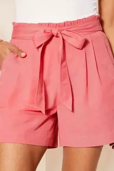 Короткие пояса с завязками в бумажном пакете и льном Friends Like These, розовый