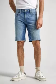 Короткие прямые джинсы Pepe Jeans London, белый