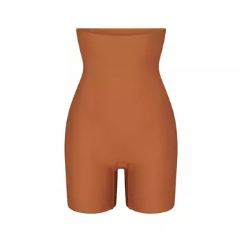 Короткие с высокой талией до середины бедра SKIMS Skims Body, бронзовый