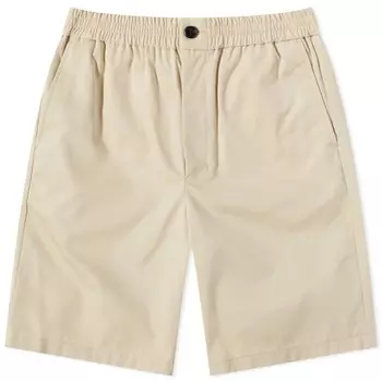 Короткие шорты AMI Paris с эластичной резинкой на талии