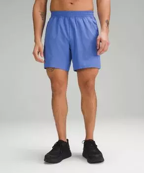 Короткие шорты без подкладки Pace Breaker Lululemon, индиго