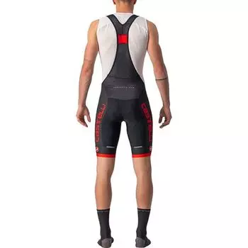 Короткие шорты Competizione Kit мужские Castelli, черный/красный