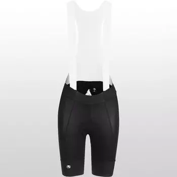 Короткие шорты Fusion Bib - женские Giordana, черный