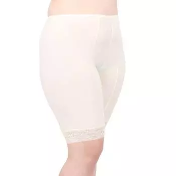 Короткие шорты Fusion Moisture Wicking Anti Chafing Shortlette Slipshort 9" Undersummers by CarrieRae, кремовый/экрю