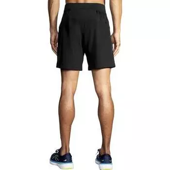 Короткие шорты High Point 7 дюймов 2-в-1 мужские Brooks, черный