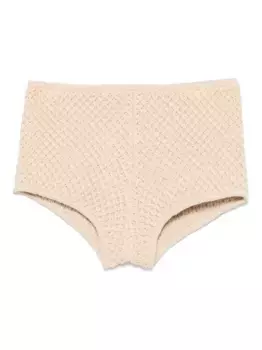 Короткие шорты из джерси Elie Saab, нейтральный