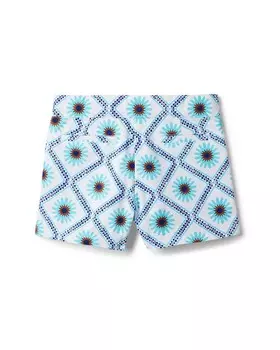 Короткие шорты Janie and Jack с принтом плитки, мультиколор