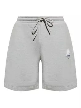 Короткие шорты Moncler на шнурке, серый