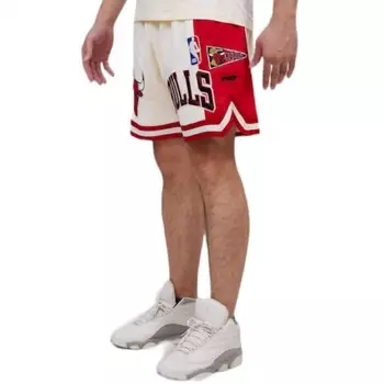 Короткие шорты Retro Classic 2.0 в яичной скорлупе/красный PRO STANDARD