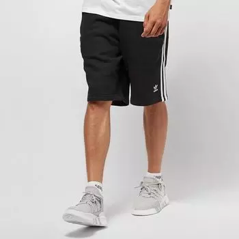 Короткие шорты с 3 полосками adicolor adidas Originals, цвет black