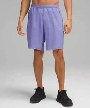 Короткие шорты с подкладкой Pace Breaker Lululemon, лавандовый