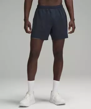 Короткие шорты с подкладкой Surge Lululemon, нави