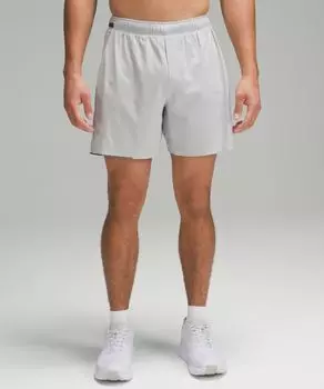 Короткие шорты с подкладкой Surge Lululemon, серый