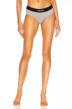 Короткие шорты Signature Boy TOM FORD, цвет Grey Melange