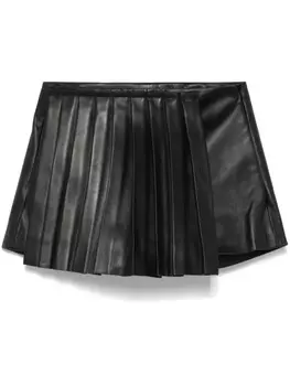 Короткие шорты со складками Maje, черный