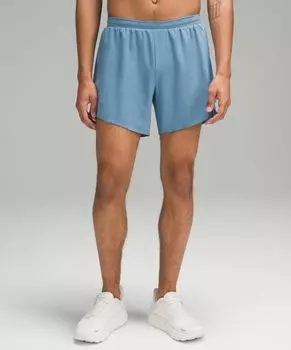Короткие шорты со свободной подкладкой Lululemon, синий