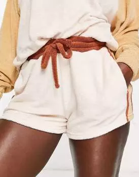 Короткие шорты Volcom mioumeow песочного цвета