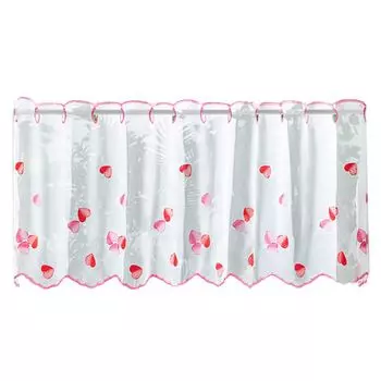 Короткие шторы с декоративными красивыми эффектными кисточками и принтом, чехол для гардероба, полууловитель для дома-G, размеры: 70 x 80 см Stuttg, мультиколор