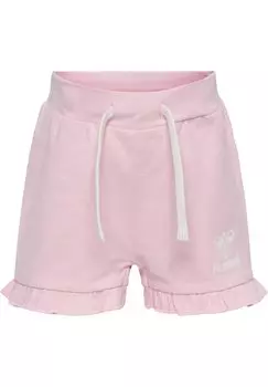 Короткие спортивные брюки DREAM RUFFLE Hummel, цвет parfait pink