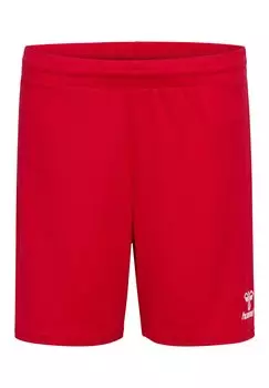 Короткие спортивные брюки ESSENTIAL Hummel, цвет true red