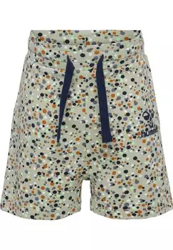 Короткие спортивные брюки MADS AOP Hummel, цвет desert sage