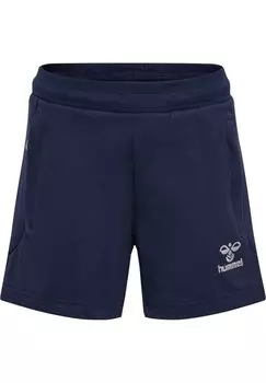 Короткие спортивные брюки MOVE GRID Hummel, цвет marine