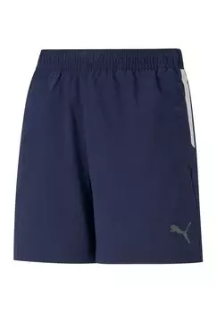 Короткие спортивные брюки TEAMLIGA Puma, цвет blauschwarz