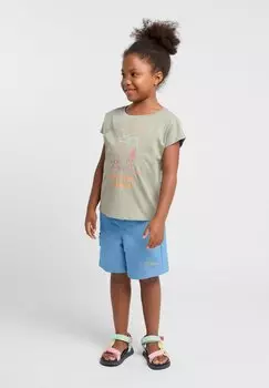 Короткие спортивные брюки TURBULENCE SHORTS K Jack Wolfskin, цвет elemental blue