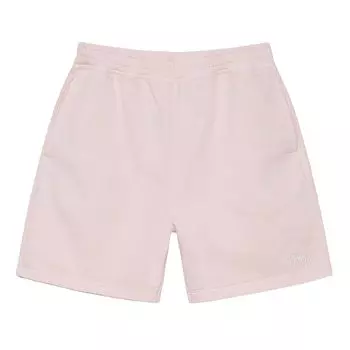 Короткие спортивные шорты с логотипом Stussy Overdyed Stock, цвет Светло-розовый