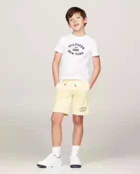 Короткие спортивные штаны для мальчика Tommy Hilfiger, желтый
