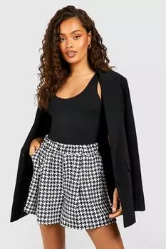 Короткие тканые шорты Boohoo, черный