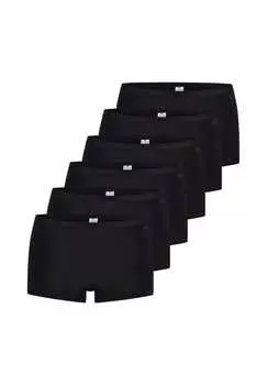 Короткие трусы 6 пар в упаковке на каждый день хлопок Sloggi, черный